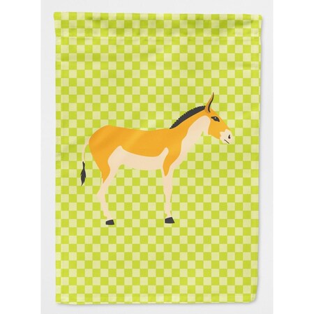 Carolines Treasures Turkmenian Kulan Donkey Green Flag Canvas House BB7680CHF